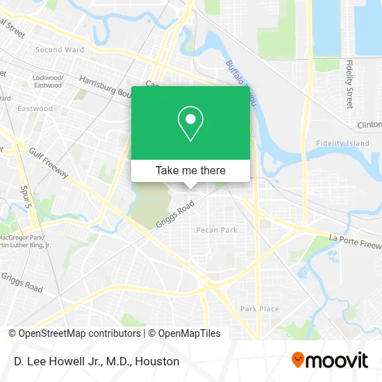 D. Lee Howell Jr., M.D. map