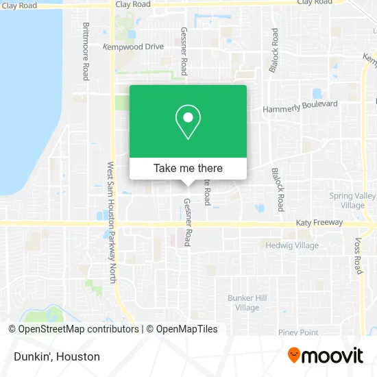 Dunkin' map