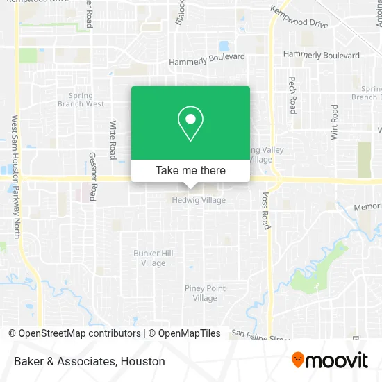 Baker & Associates map