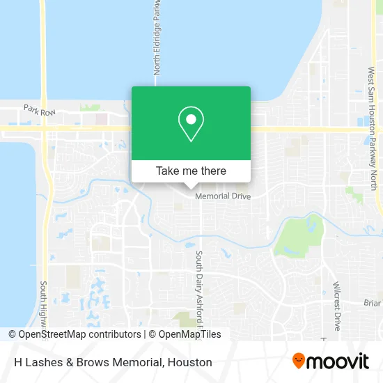 H Lashes & Brows Memorial map
