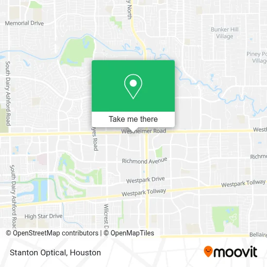 Stanton Optical map