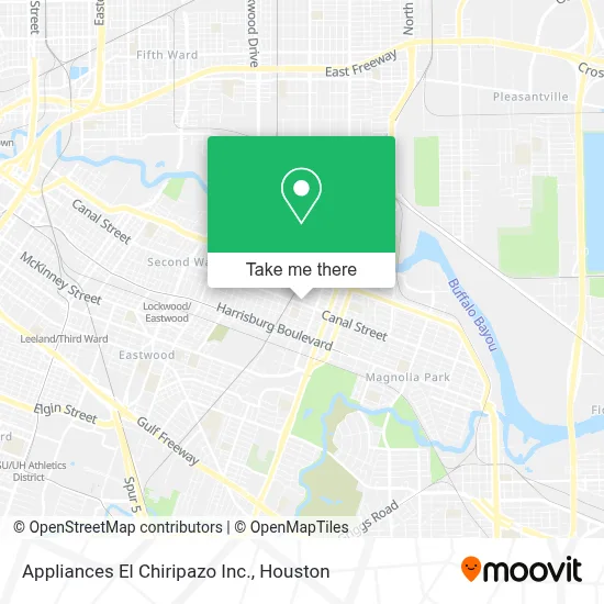 Appliances El Chiripazo Inc. map