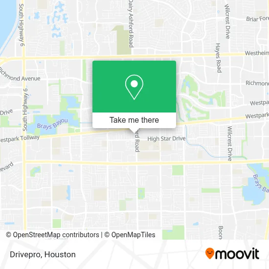 Drivepro map