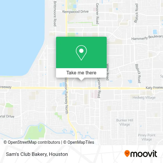 Sam's Club Bakery map
