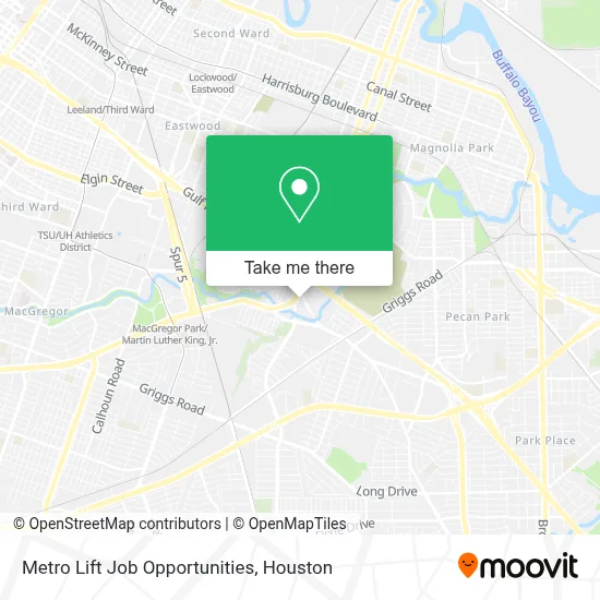 Metro Lift Job Opportunities map