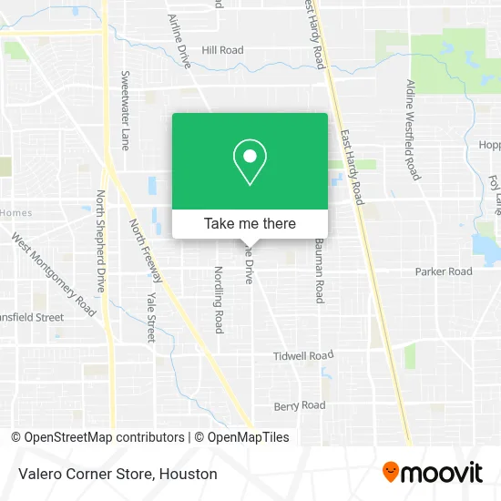 Valero Corner Store map