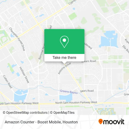 Amazon Counter - Boost Mobile map