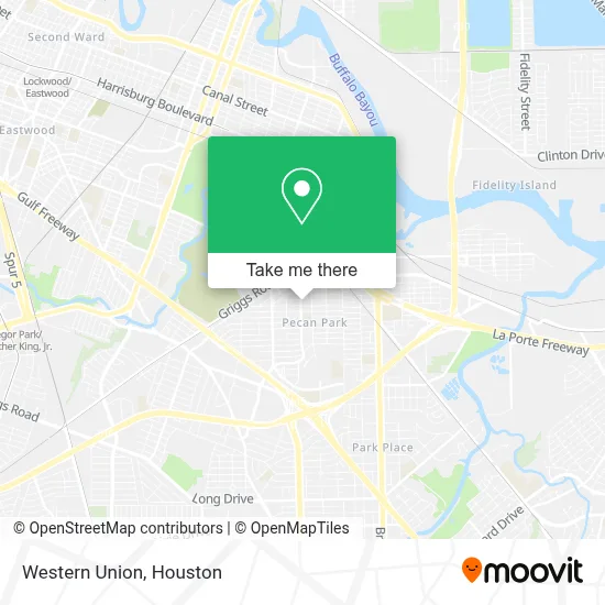 Western Union map