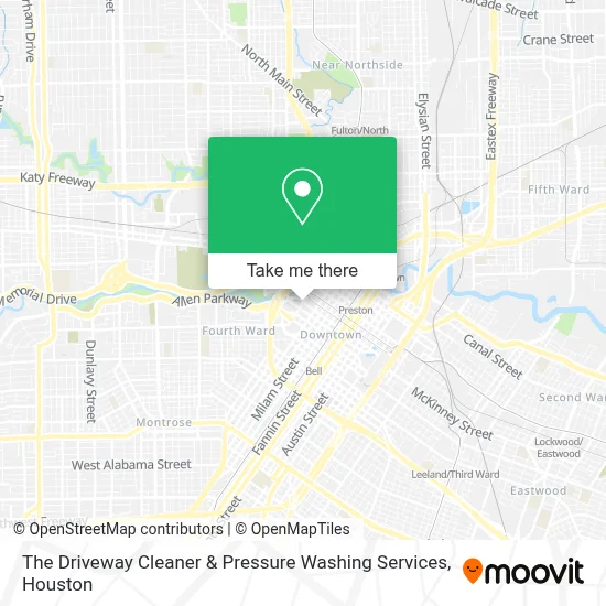 The Driveway Cleaner & Pressure Washing Services map