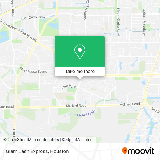Glam Lash Express map
