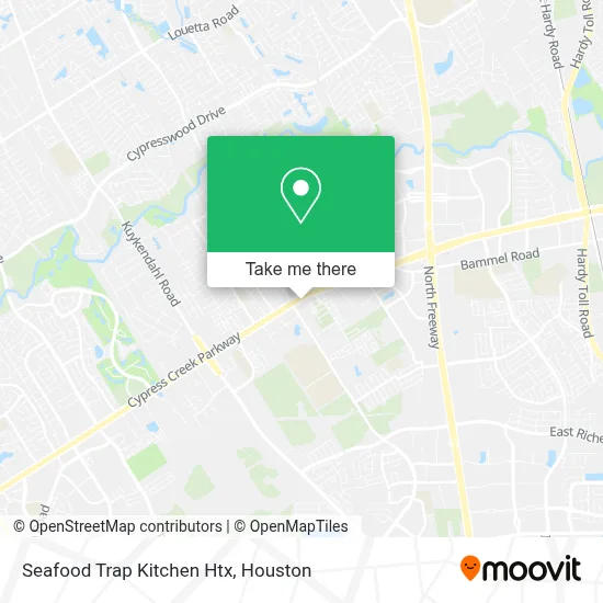 Seafood Trap Kitchen Htx map