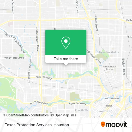 Texas Protection Services map