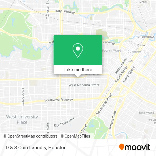 D & S Coin Laundry map