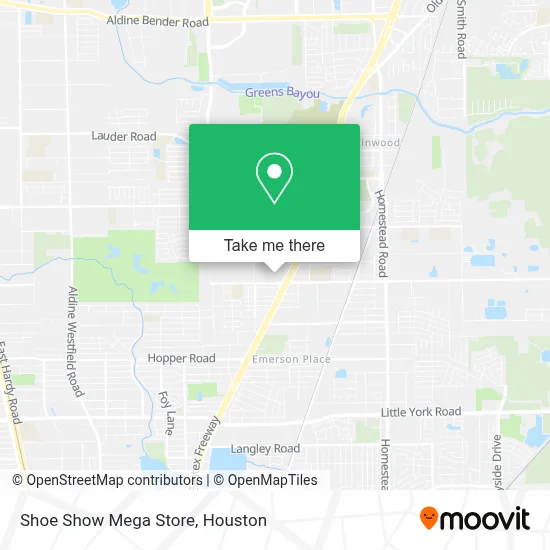 Shoe Show Mega Store map