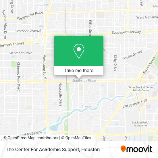 The Center For Academic Support map