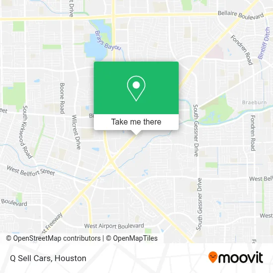 Q Sell Cars map