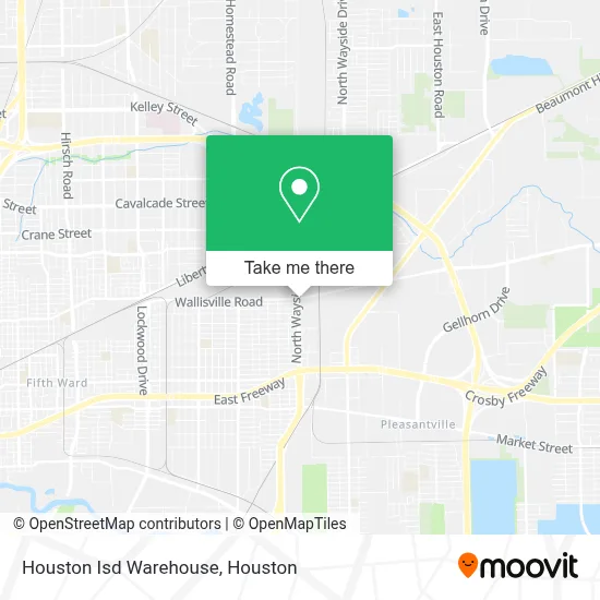 Houston Isd Warehouse map