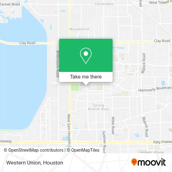 Western Union map