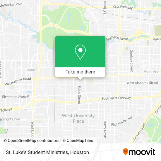St. Luke's Student Ministries map