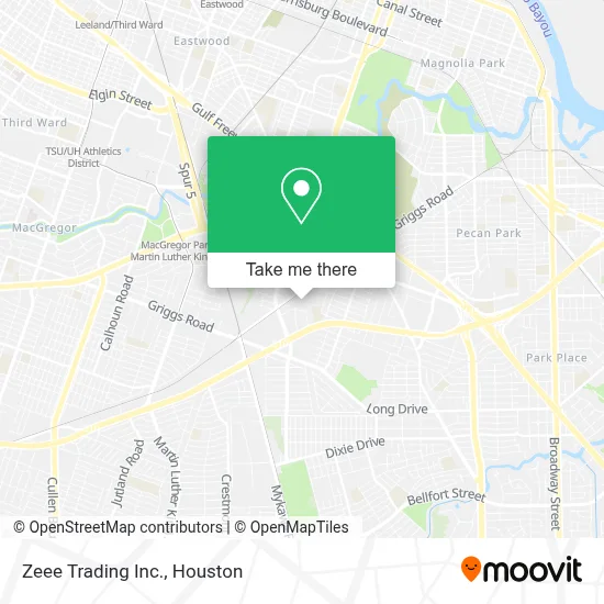 Zeee Trading Inc. map