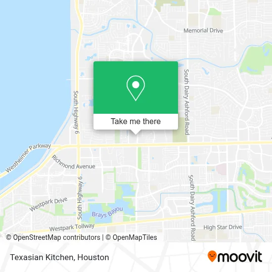 Texasian Kitchen map