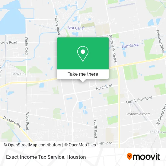 Exact Income Tax Service map