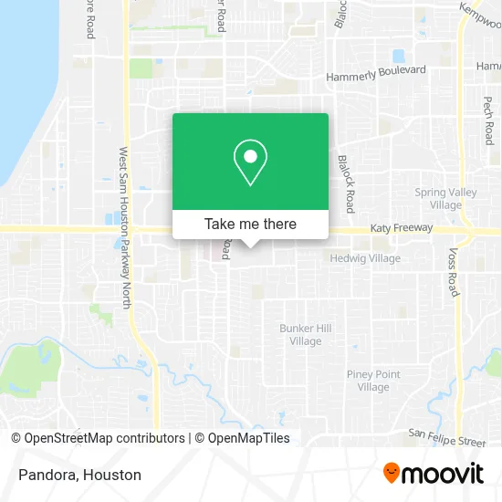 Pandora map