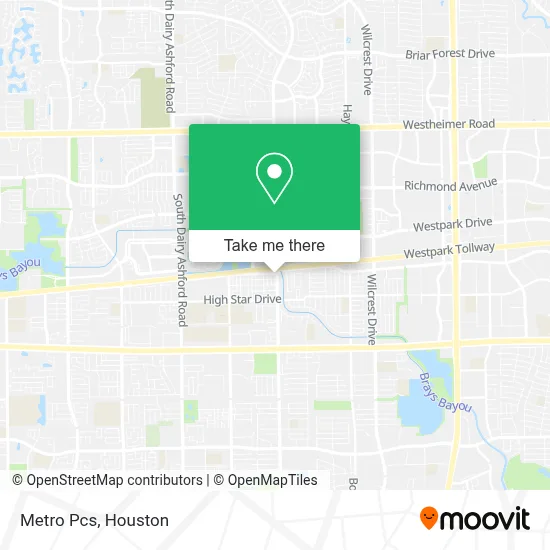 Metro Pcs map