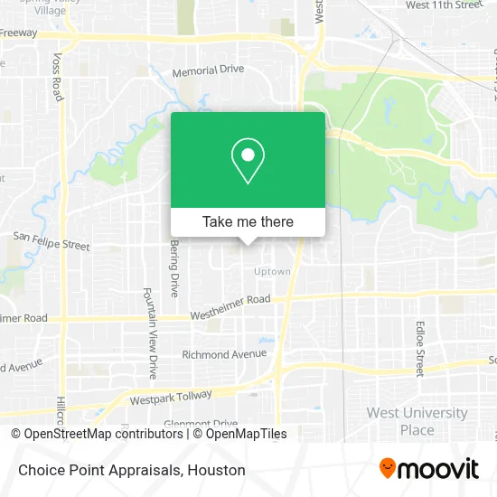 Choice Point Appraisals map