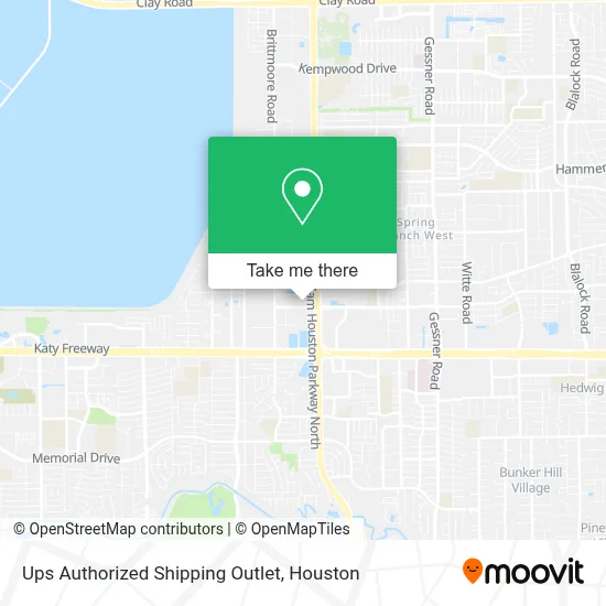 Ups Authorized Shipping Outlet map