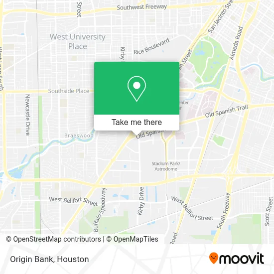 Origin Bank map