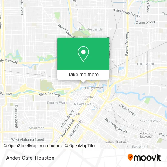 Andes Cafe map