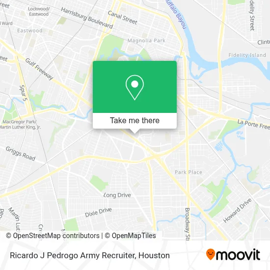 Ricardo J Pedrogo Army Recruiter map