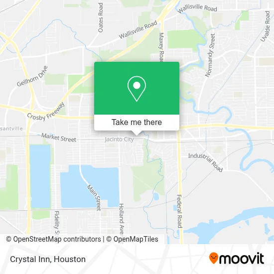 Crystal Inn map