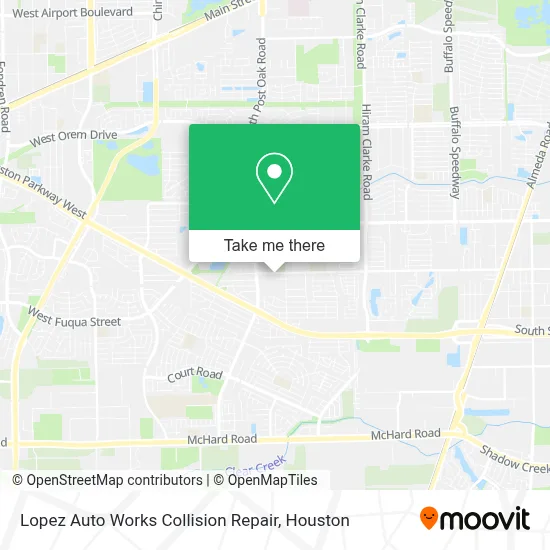 Lopez Auto Works Collision Repair map