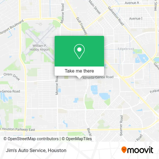Jim's Auto Service map