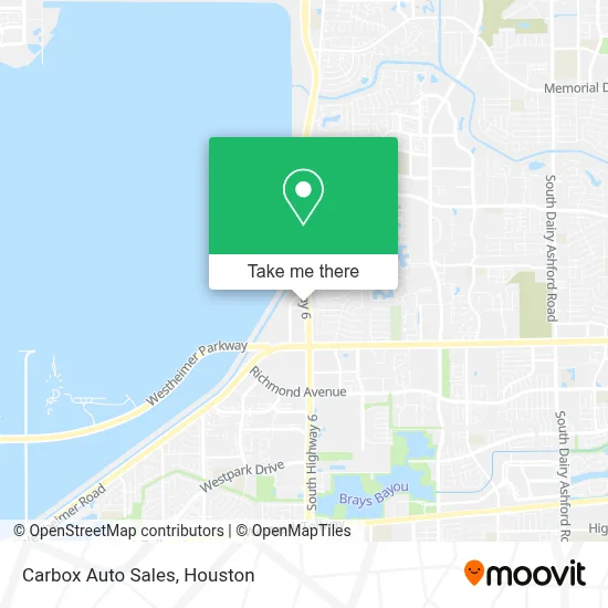 Carbox Auto Sales map