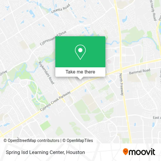 Spring Isd Learning Center map