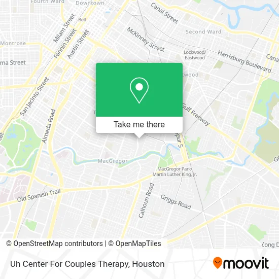 Uh Center For Couples Therapy map