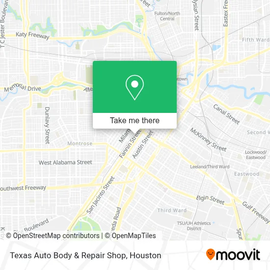 Texas Auto Body & Repair Shop map