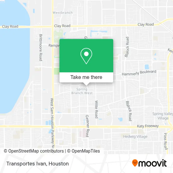 Transportes Ivan map