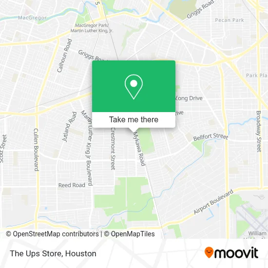The Ups Store map