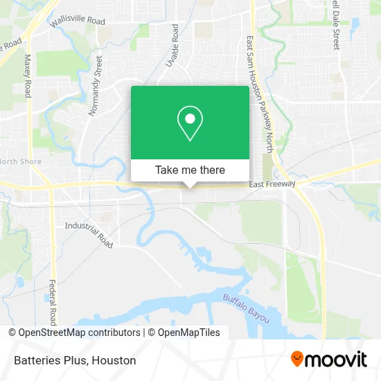Batteries Plus map
