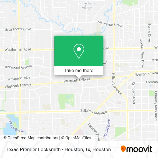 Texas Premier Locksmith - Houston, Tx map