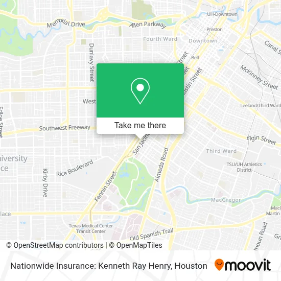 Nationwide Insurance: Kenneth Ray Henry map