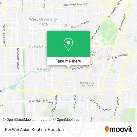 Pei Wei Asian Kitchen map