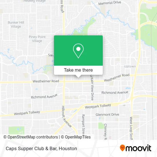 Caps Supper Club & Bar map
