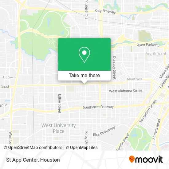 St App Center map