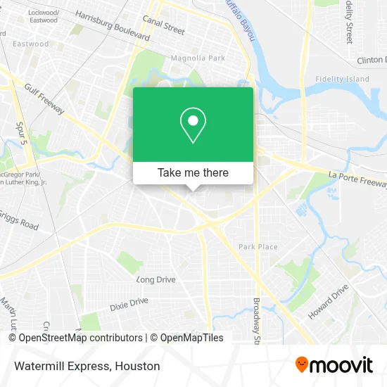 Watermill Express map