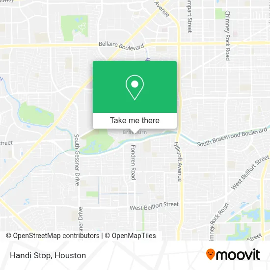 Handi Stop map